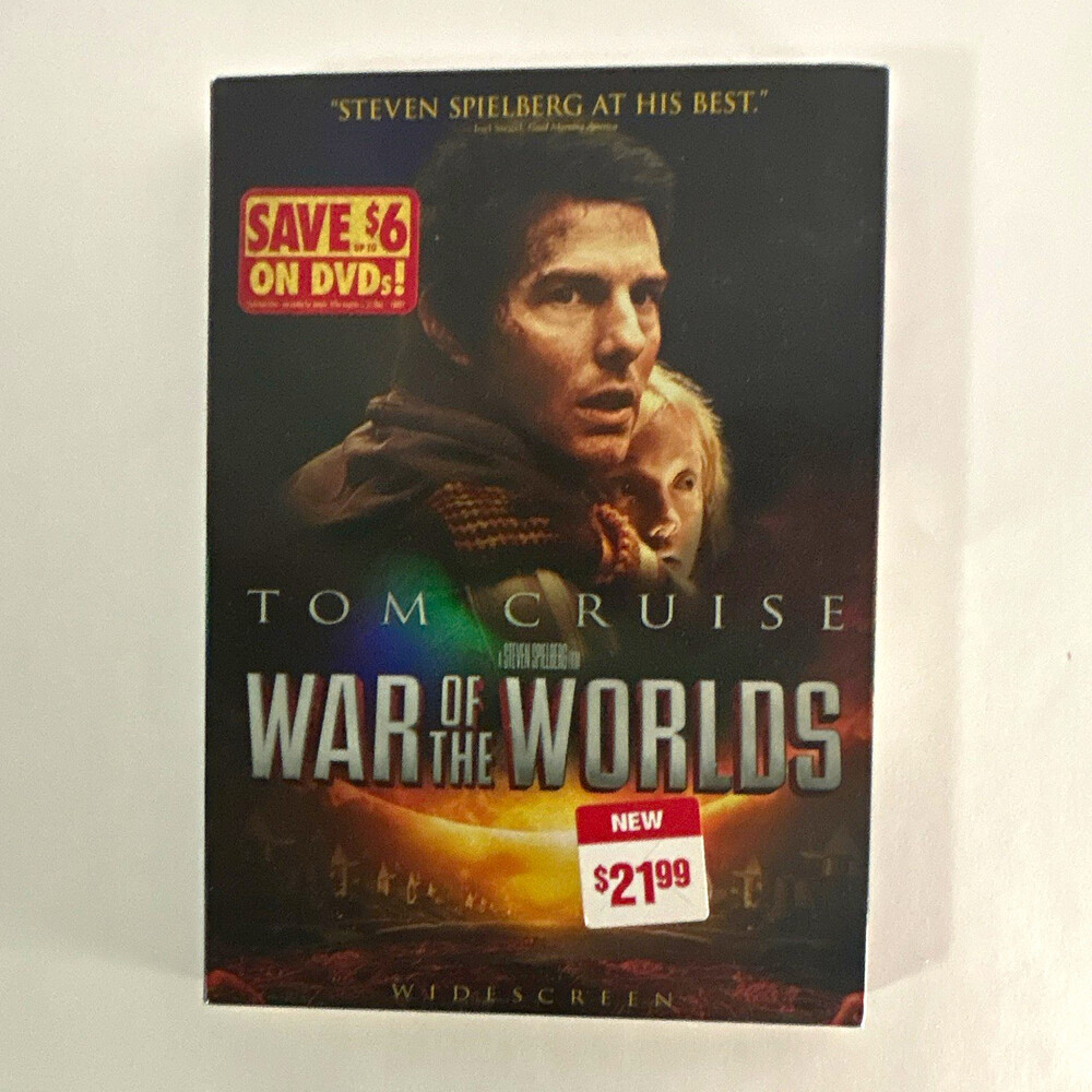War of the Worlds DVD PG-13 Action Widescreen Tom Cruise Spielberg English